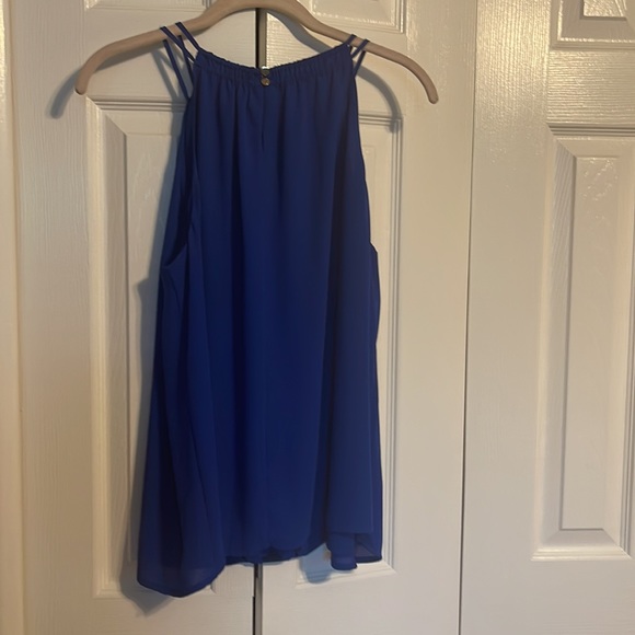 NWT Apt 9 sleeveless keyhole opening shirt in royal blue size XL - Picture 10 of 10
